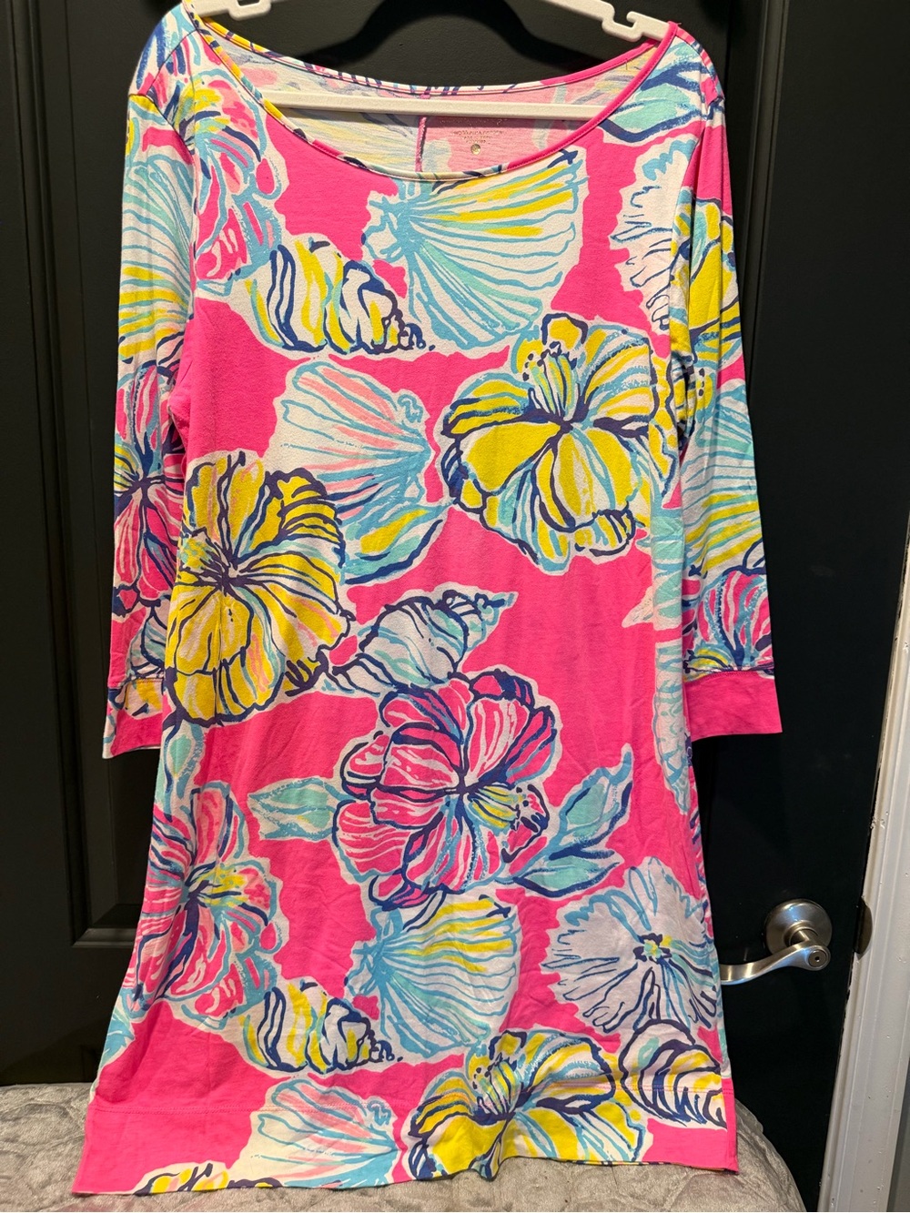 Lilly Pulitzer Pink Multi Floral Shift Dress